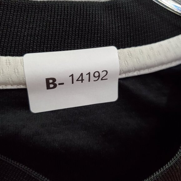 San Francisco Giants Boys Baseball Tee Shirt Large Black Orange Logo Embroidered - Picture 2 of 7